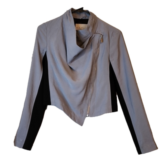 Rachel Roy Women’s Asymmetrical Zip Combo Jacket / Blazer Size S - Picture 6 of 6